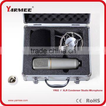 XLR wired handheld recording microphone condenser studio microphone -- YARMEE