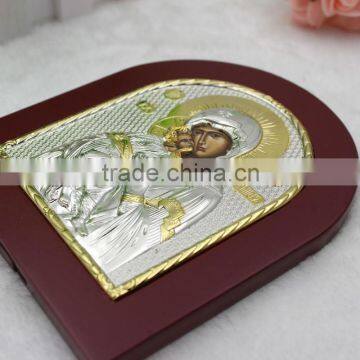Virgin Mary Vladimir Silver Icon photo-3