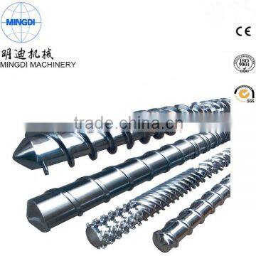 Plastic extrusion extruder screw barrel