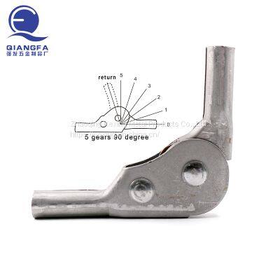 Factory Direct Sales Adjust Ratchet Sofa Hinges with 5 gear 90 degree stop folding locking hinges