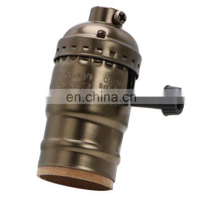 New Arrival Antique Retro Edison Lamp Holder E27 E26 Aluminum Lamp Socket photo-2