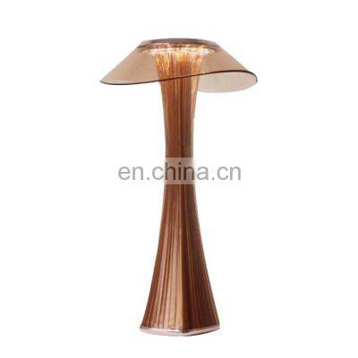 LED Dining Table Lamp KTV Bar Restaurant Cordless Lamp With USB Rechargeable Built In Battery