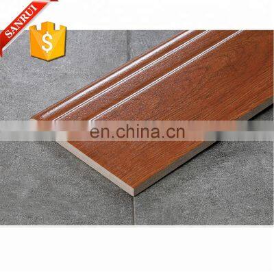 New Design Interior ceramic wall tile customized size  skirting Tile