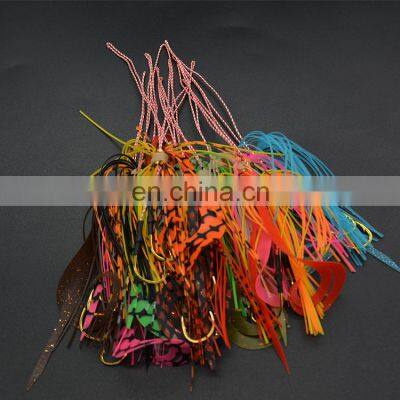 Wholesale Silicone octopus silicone skirt material  fishing lure skirts  Double capuchin sells well in South Korea