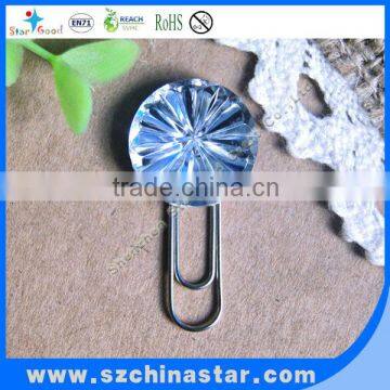 New design diamond paper clip promotional gift