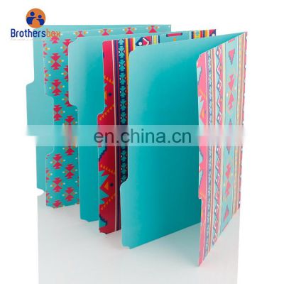 Color Design Paper File Folder