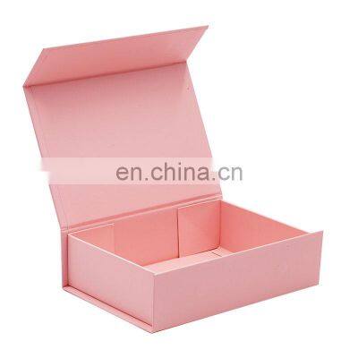 Bespoke Pink Baby Girls Gift Packaging Magnetic Flap Shallow Gift Box Wholesale photo-5
