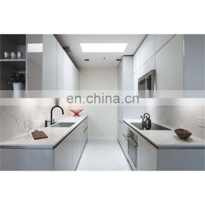 Wooden Grain Melamine Mixed With Lacquer Kitchen Cabinet Free Designs Modern Complete Kitchen