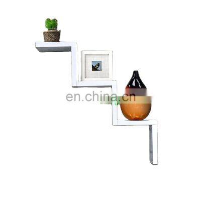 Hot Sale Wood Modern Curved Wall Shelf Shelves photo-1