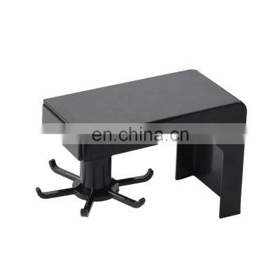 Kitchen Rotating Multi-functional Free-punch Rack Sticky Hook Rack Bathroom Storage Sticky Hook