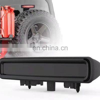 Spedking JL Car Offroad 4x4 Auto Accessories rear High Mount Smoked Black 3rd LED Brake Light for wrangler