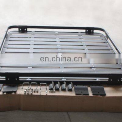 Hard Top Cargo Basket Roof Rack Luggage Carrier Compatible for Jeep Wrangler JK Limited 4 Doors