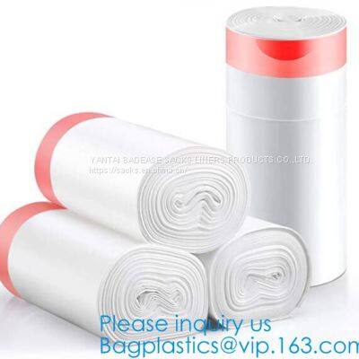 Customized Carry Out Jumbo T Shirt Bags OEM Biodegradable Corn Starch Bio Compostable Bags For Shopping photo-3