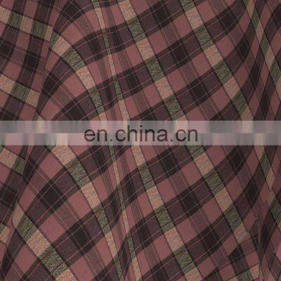 Spring/Summer Hot Selling Polyester Rayon Lurex Yarn Dyed Check Fabric For Tops photo-4