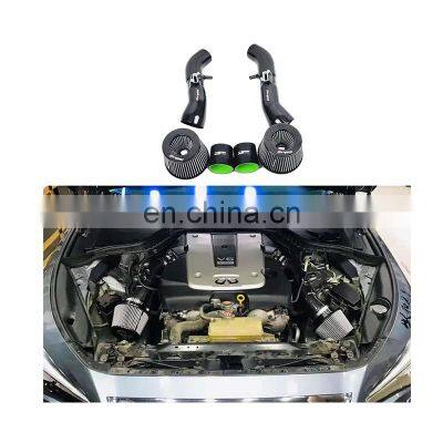 Dry Carbon Fiber Material High Quality 3K Twill Glossy Cold Air Intake System For Infiniti G37