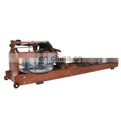 commercial gym products 2020 abdominal machine sport equipment training fitness wood water resistance rowing machine