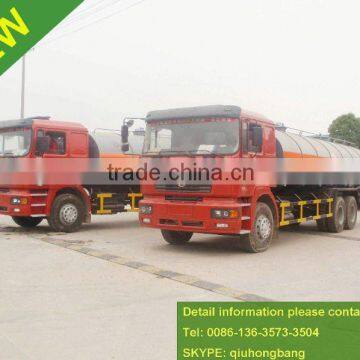 TEL SHACMAN 20000L asphalt tanker truck liquid asphalt bitumen truck crude oil tanker 0086-13635733504