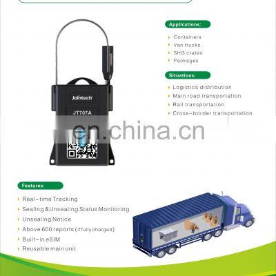 GPS Lock for Container Door Lock Disposable Container Electronic Seal Tracker