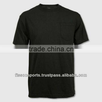 Black Front Pocket T-shirt