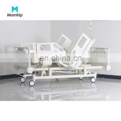 Big Promotion Height Adjustable Backrest Legrest Medical Intensive Care Patient Electric Hospital ICU Bed With Mute Casters