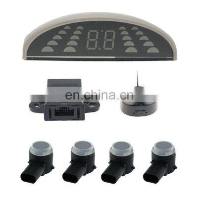Brand new electromagnetic pdc car assistant reverse 4 parking sensor system kit