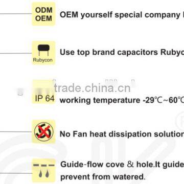 CCT 1800k 27w 36w 45w 54w led corn bulb replace 250w HPS HID