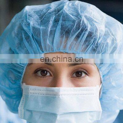 Food Service Hospital Lab Use Disposable Non-Woven Bouffant Caps photo-4