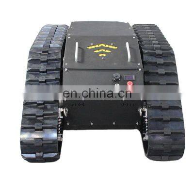 All terrain rubber track robot undercarriage chassis