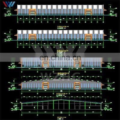 WZH Low Cost Modular Electric Motorcycle European Prefab Warehouse With Shelves photo-5