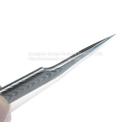 Stainless Steel Tweezers, Anti-static Jewelry Welding Clip, Non-magnetic Straight Tip Plus Hard Electronic Tweezers ST-18 Textured