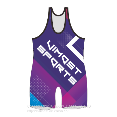 Custom Sublimation Wrestling Singlet