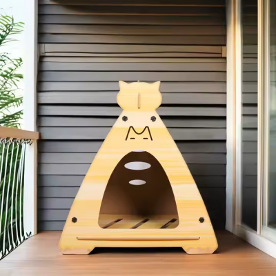 MEOW LOVE Pet Tree Cat Scratcher Post Home Furniture Cat Tree Toys Corrugated Paper Pet Climbing Frame Cat Scratching Board photo-4