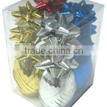 Ribbon Eggs and Star Bows Good for Gift Wraping,Christmas Decoration, festival celebration, everyday packaging