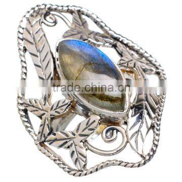 LABRADORITE 925 STERLING SILVER RING ,925 STERLING SILVER JEWELRY WHOLE SALE,JEWELRY EXPORTER