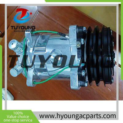 ISUZU NPR vehicle air conditioner compressor for Sanden SD5H14 508 24V 2PK