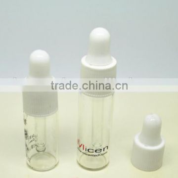 wholesale factory supplied 3ml 5ml essential oil glass dropper bottle with plastic dropper