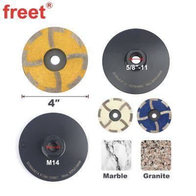 Diamond Tools 100mm Resin Filled Grinding Cup Wheels Iron Based for Concrete photo-3