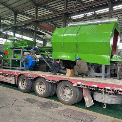 Planta de triagem de resíduos sólidos urbanos (RSU) com capacidade de 50T/D e máquina de triagem de lixo