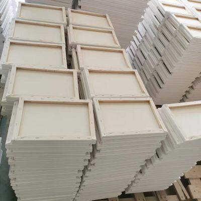 Rectangle Oil Painting Canvas 100% Pure Cotton Linen Blended Pine Frame photo-4