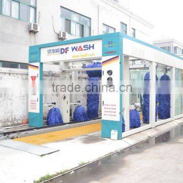 9Brushes Tunnel Car Wash PE-T9 40000USD Automatic Up Down Drying System