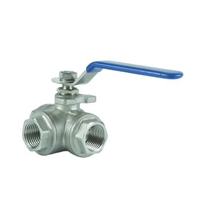 Stainless Steel 304 316 Three-way BSP NPT Female Threaded Ball Valve T Type/ L Type photo-6