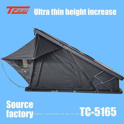 Quick Opening Thin Car Roof Tent Factory Supplies Outdoor Camping Without Setting up Aluminum Alloy High Top Hardtop Tents photo-4