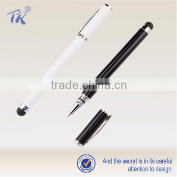 Promotional hot selling metal slim cross custom logo touch pen, touch screen pen, stylus touch pen