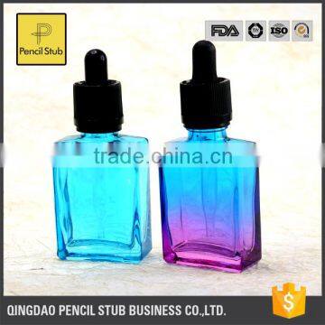 Glass Dropper Bottles 30ml Blue and Gradully Empty Glass Bottles With Dropper With Childproof Evident Cap e Liquid Bottle photo-2