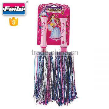 hot products sports glitter cheering tools music cheer leader pompoms