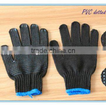 2014 High Quliaty Personal Safety Equipment New Working Gloves Work Used PVC Dotted Working Gloves from China