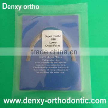 Orthodontic materials dental niti archwires orthodontic niti wires