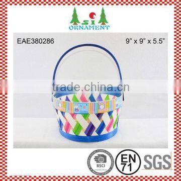 Easter wicker basket