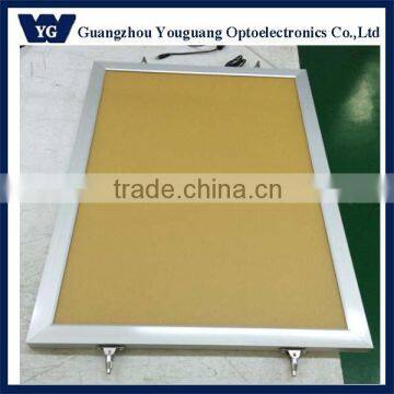 Double sided picture frame, two faces super thin LED light box illuminated poster frame