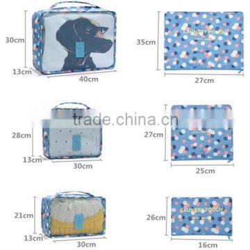 6PCS/Set High Quality Mesh Bag Travel Bags Women photo-2